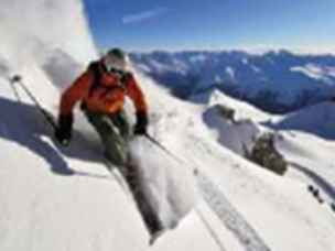 Skiing Downhill